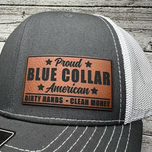 Load image into Gallery viewer, Proud blue collar SnapBack
