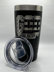 One nation under god 20oz tumbler