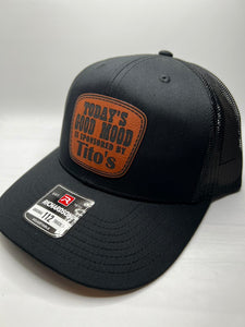 SnapBack Todays Good Mood Leather Patch Hat