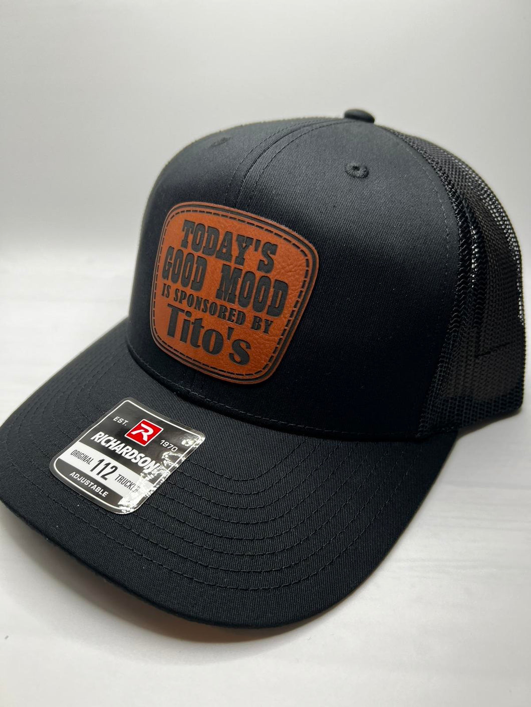 SnapBack Todays Good Mood Leather Patch Hat