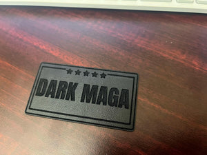 Dark Maga Leather Patch Hat