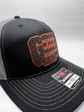 Load image into Gallery viewer, One nation under god leather patch snapback hat
