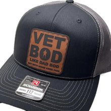 Load image into Gallery viewer, VET BOD SnapBack Leather Patch Hat
