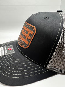 One nation under god leather patch snapback hat