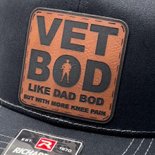 Load image into Gallery viewer, VET BOD SnapBack Leather Patch Hat
