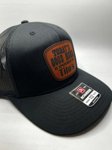 SnapBack Todays Good Mood Leather Patch Hat