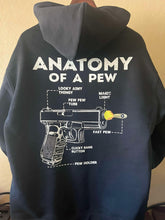 Load image into Gallery viewer, Anatomy Of a Pew Hoodie
