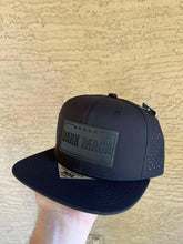 Load image into Gallery viewer, Dark Maga Leather Patch Hat
